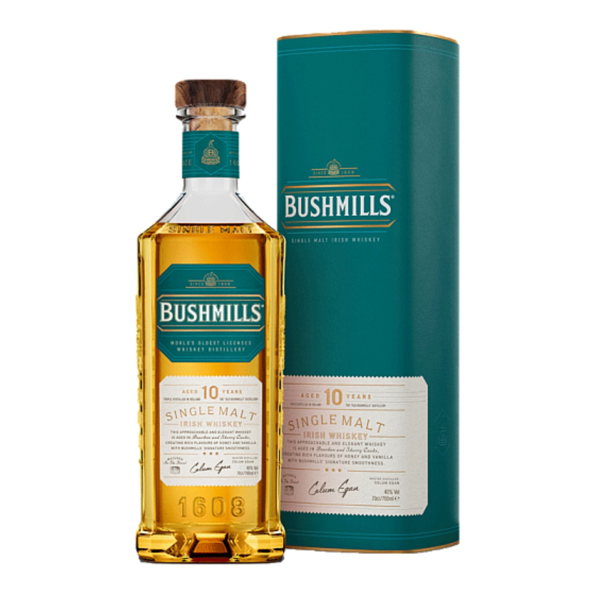 WHISKY BUSHMILLS 10 AÑOS SINGLE MALT